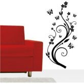 Adesivo Decorativo - Floral Butterfly